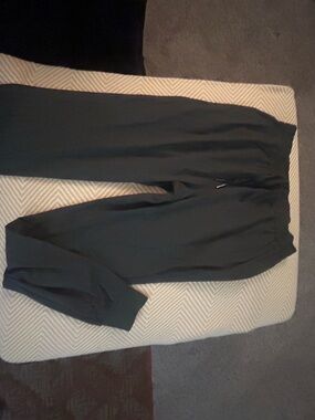 Thread & Supply Dark Green Elastic Waist Joggers